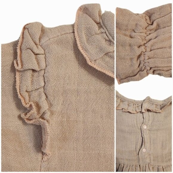 Baby/Toddler Pastel Pink Dress, Knee-Length, Birthday, Travel, School - Picture 3 of 4